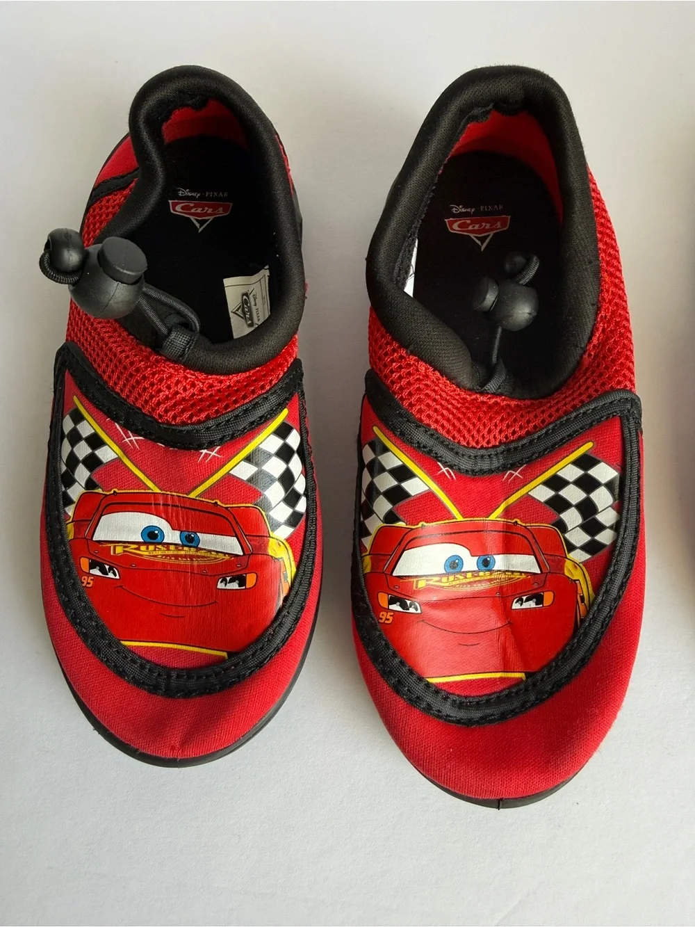 Kids Red Lightning McQueen Slip-On Shoes & Slides
